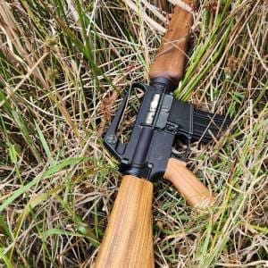 20240914_132811 A1 Rifle Mahogany Furniture Set AR-15 Wood