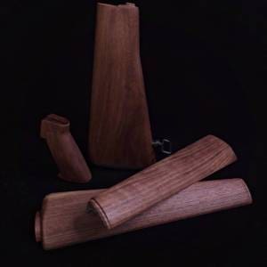 20250326_112108 Unfinished Craftsman Kit A1 Service Rifle Black Walnut Set NO HOLES AR WOOD AMERICAN ICON