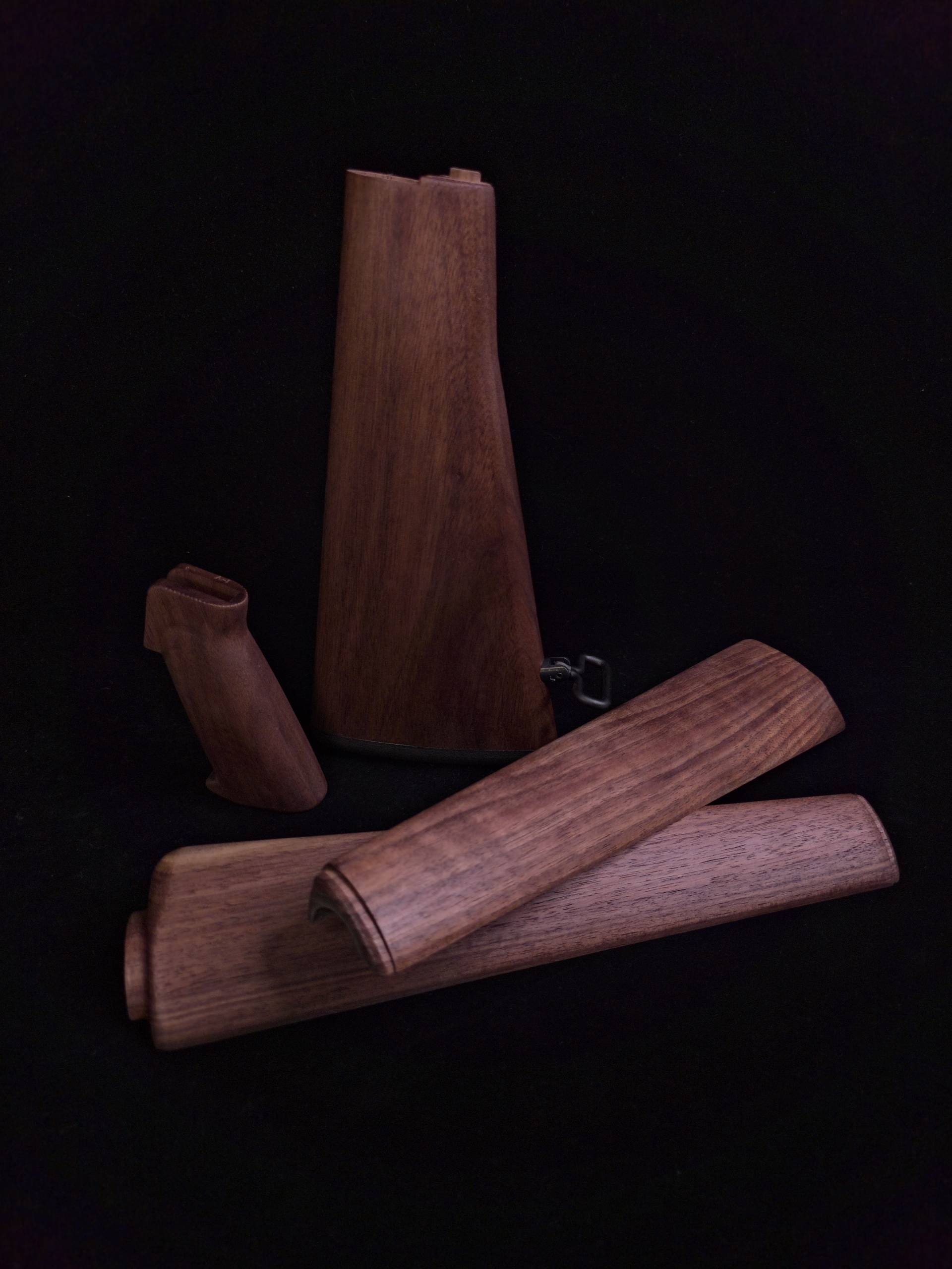 20250326_112108 A1 Rifle Battle Born Black Walnut Furniture Set AR-15 WOOD AMERICAN ICON
