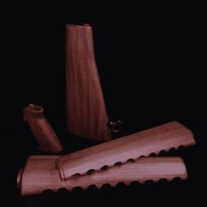 arm A1 Red Stained Mahogany Set AR-15 WOOD AMERICAN ICON