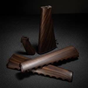 A1 Walnut Stained Mahogany Furniture Set AR-15 WOOD AMERICAN ICON