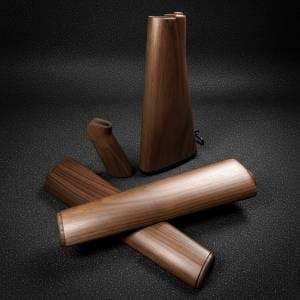 A1 Service Rifle Black Walnut Set NO HOLES AR-15 WOOD AMERICAN ICON