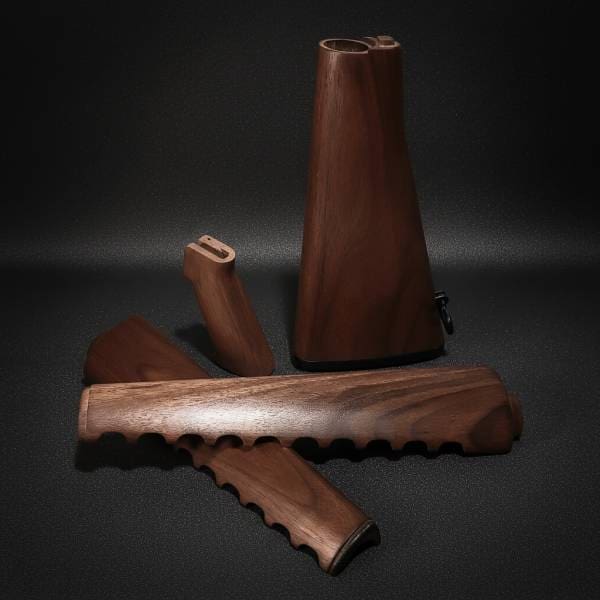 1369 A1 Rifle Black Walnut Furniture Set AR-15 WOOD