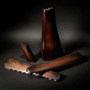 1372 A1 Rifle Battle Born Red Mahogany Furniture Set AR-15 WOOD AMERICAN ICON