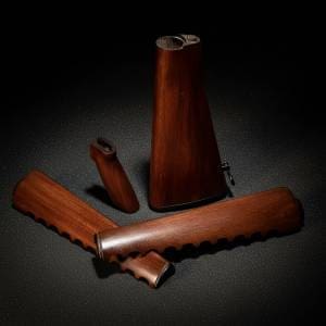 A1 Red Stained Mahogany Set AR-15 WOOD AMERICAN ICON